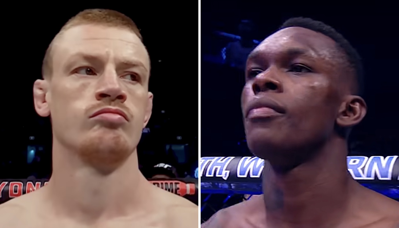 Les combattants UFC Kevin Jousset (gauche) et Israel Adesanya (droite)