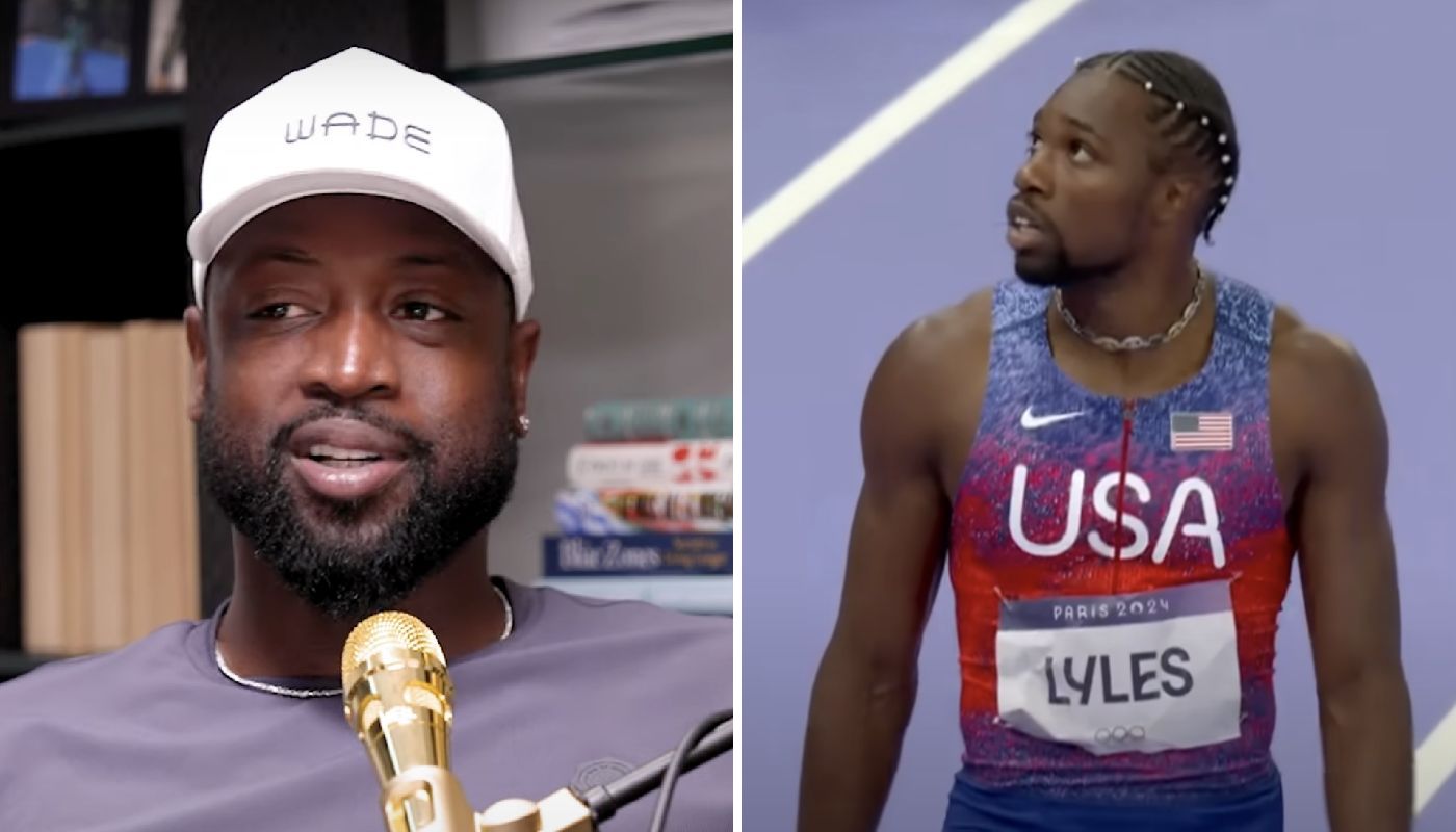 JO Dwyane Wade et Noah Lyles