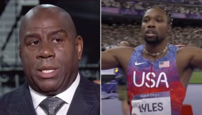 JO – Après son beef avec la NBA, Magic Johnson cash sur Noah Lyles : « On était tous…