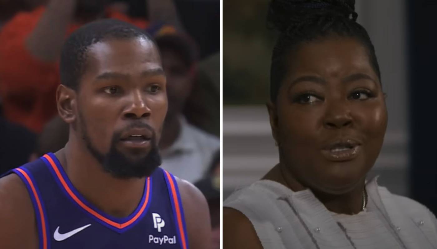 Kevin Durant et sa mère, Wanda