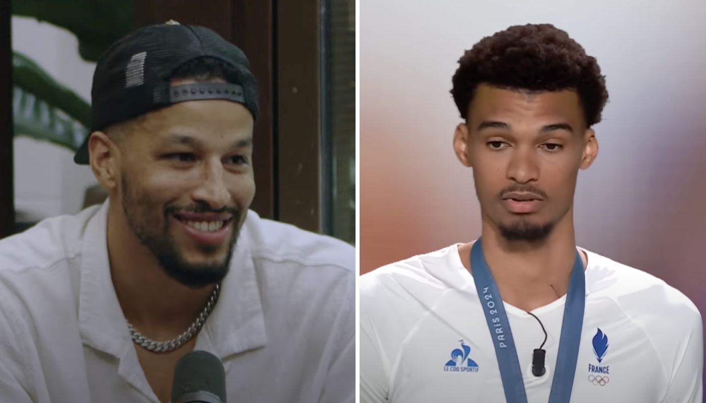 L'ancien du Thunder André Roberson et Victor Wembanyama, superstar des Spurs