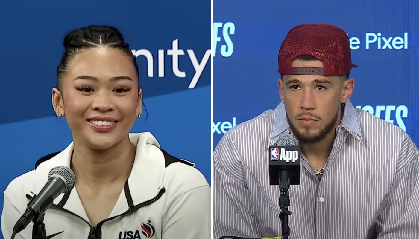 Suns All-Star Devin Booker and Paris Olympic medalist Sunisa Lee