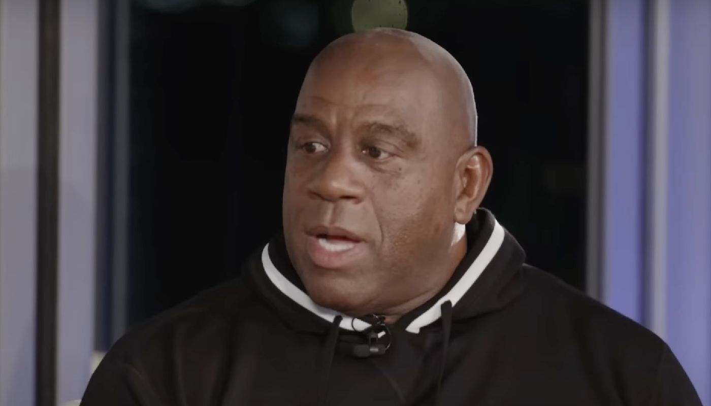 Magic Johnson, légende des Lakers en NBA