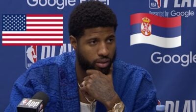 JO – Paul George sans détour sur le choc USA/Serbie : « Ma femme est serbe, alors elle me…