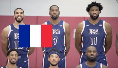 JO – Kevin Durant cash sur le Français le plus dangereux :  « Je ne sais pas prononcer son nom, mais…