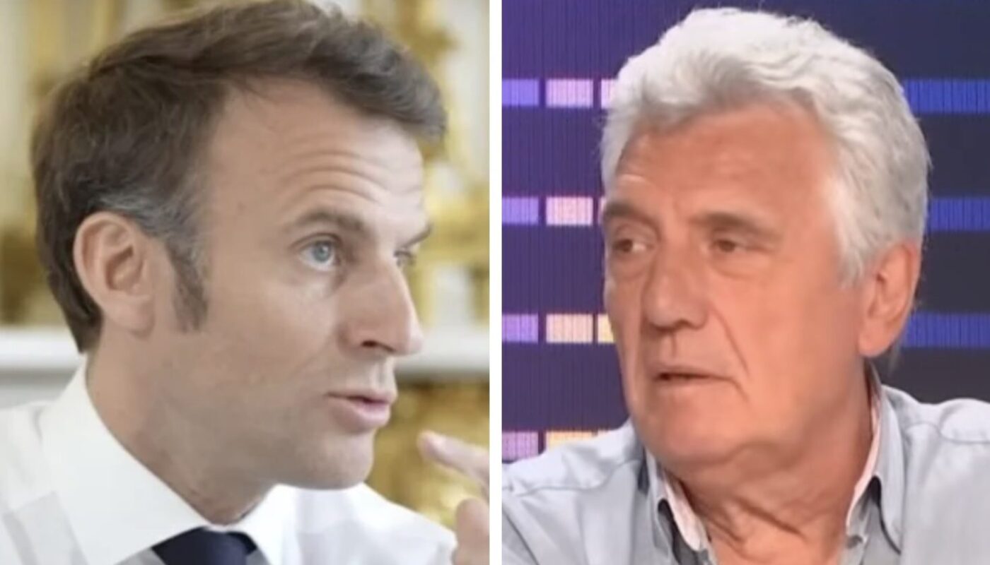 Emmanuel Macron et Claude Onesta