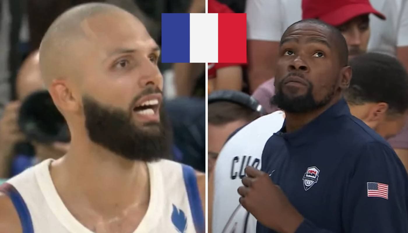 Evan Fournier et Kevin Durant