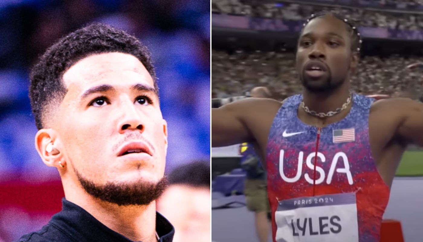 JO Devin Booker et Noah Lyles