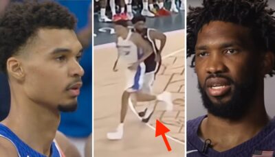 JO – Joel Embiid coupable d’un sale geste sur Victor Wembanyama en finale ? Les images virales !