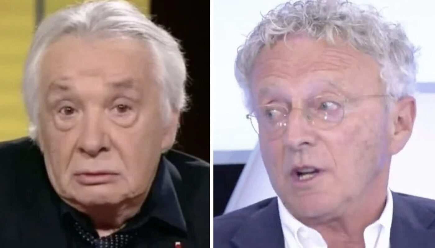 Michel Sardou et Nelson Monfort