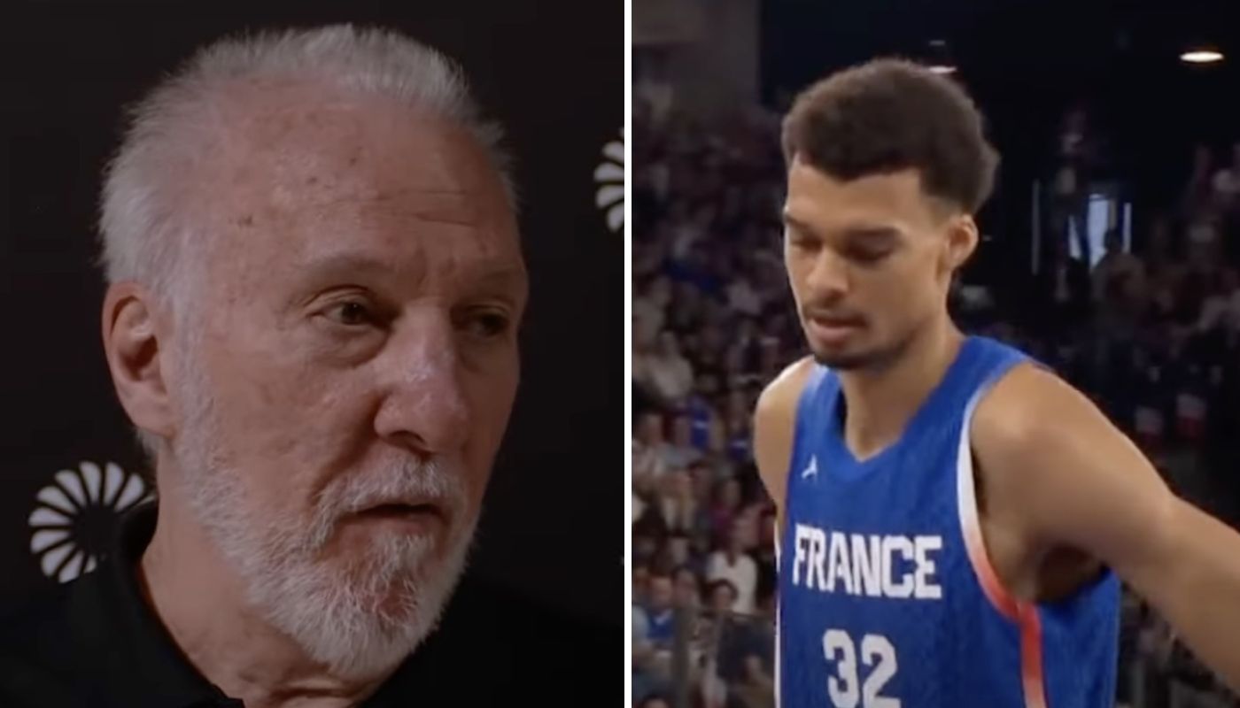 NBA Gregg Popovich et Victor Wembanyama