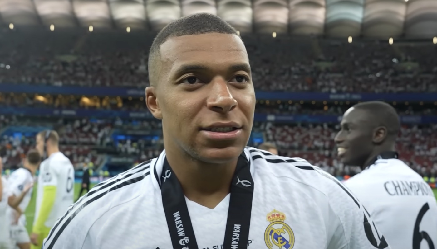 L'attaquant français du Real Madrid, Kylian Mbappé