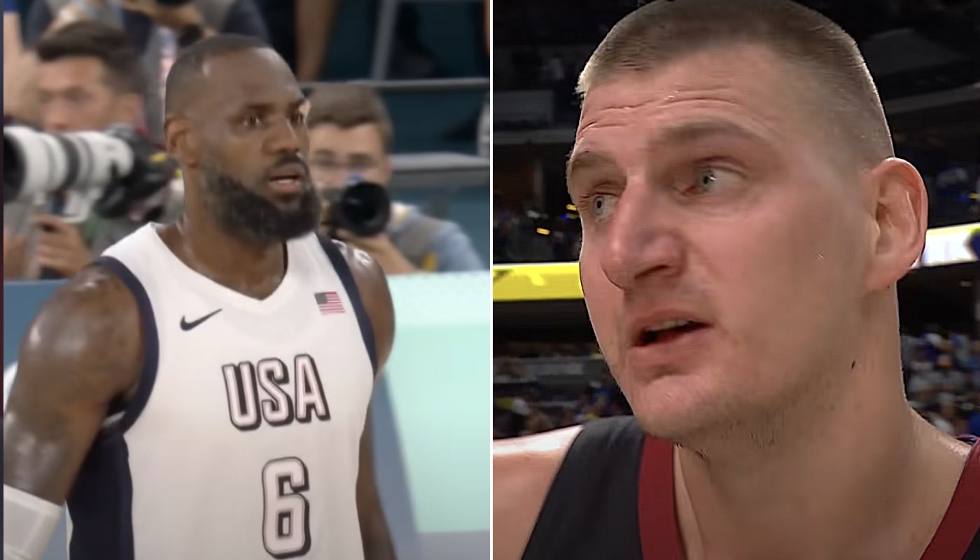 NBA LeBron James et Nikola Jokic