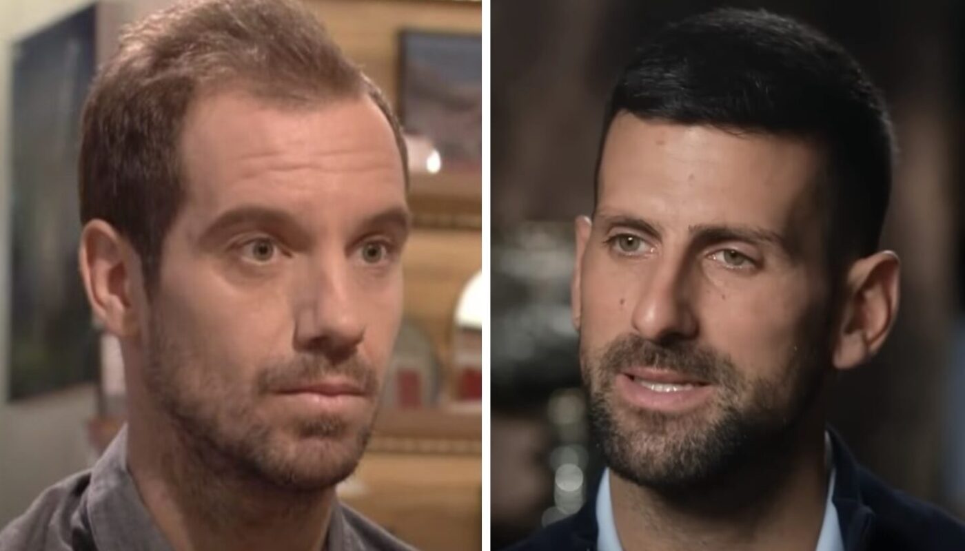 Richard Gasquet et Novak Djokovic