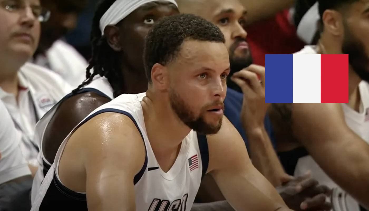 Steph Curry sur le banc de Team USA