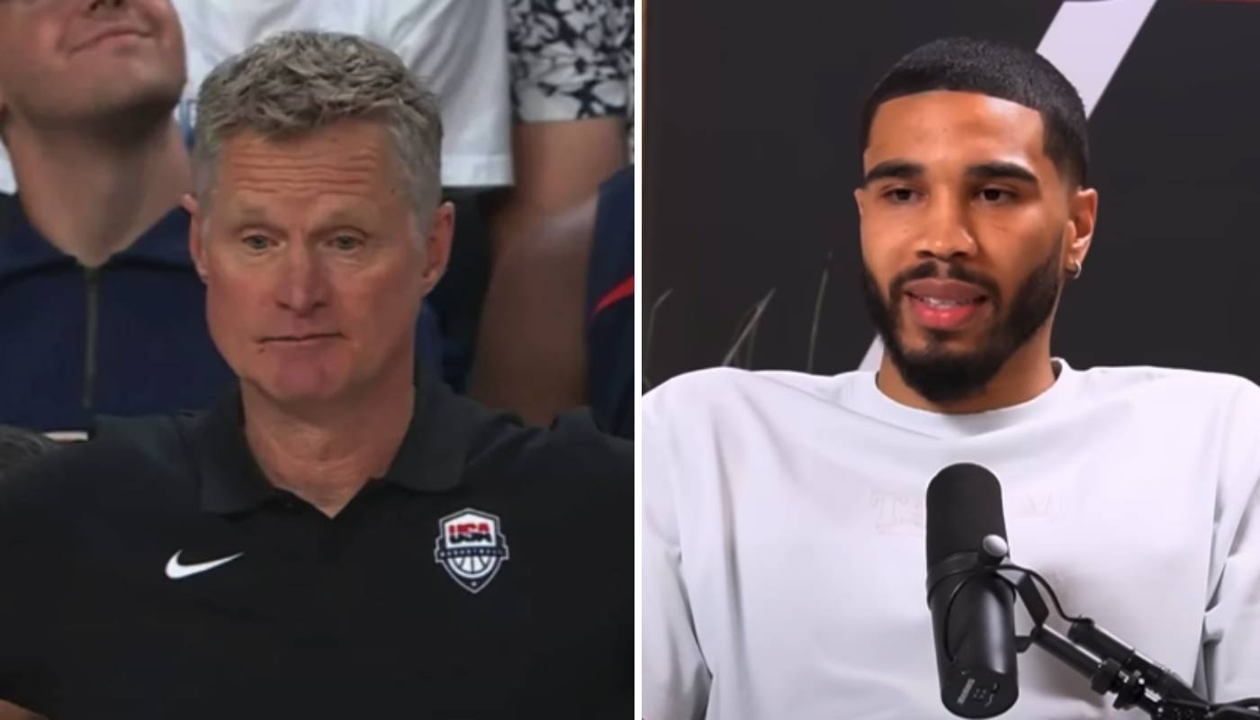 Steve Kerr et Jayson Tatum