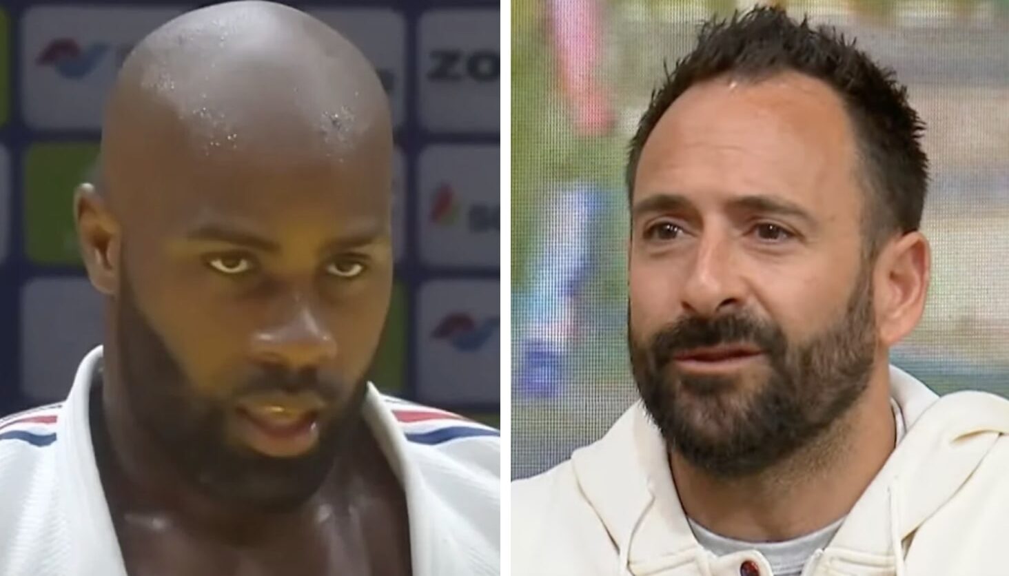 Teddy Riner et Michaël Jeremiasz