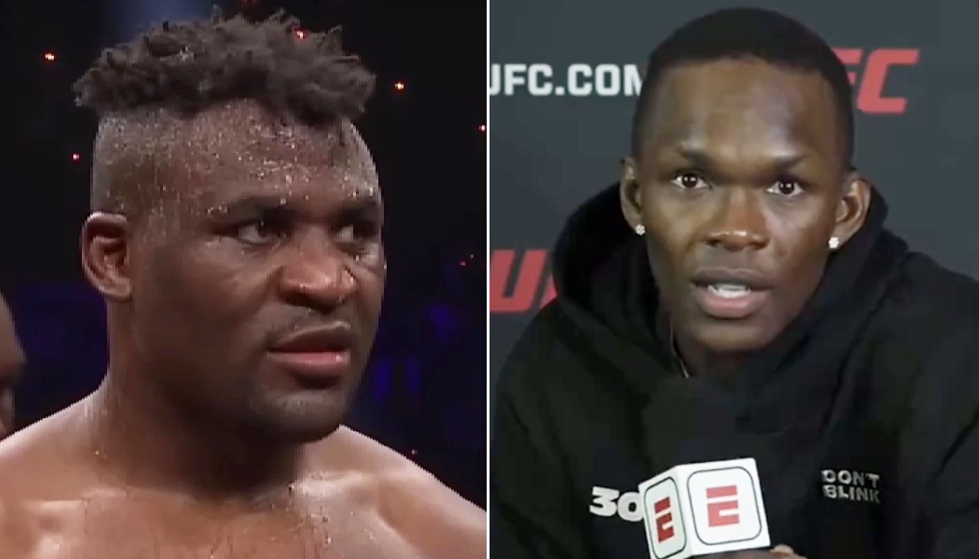 Francis Ngannou et Israel Adesanya