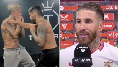 UFC – Coaché par Ilia Topuria, Sergio Ramos s’essaie au MMA et enflamme la toile : « Inarrêtable »