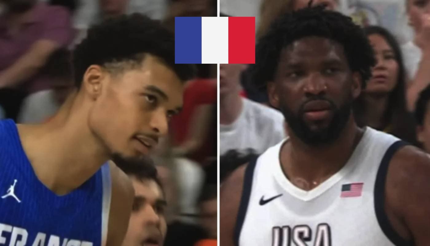 Victor Wembanyama et Joel Embiid