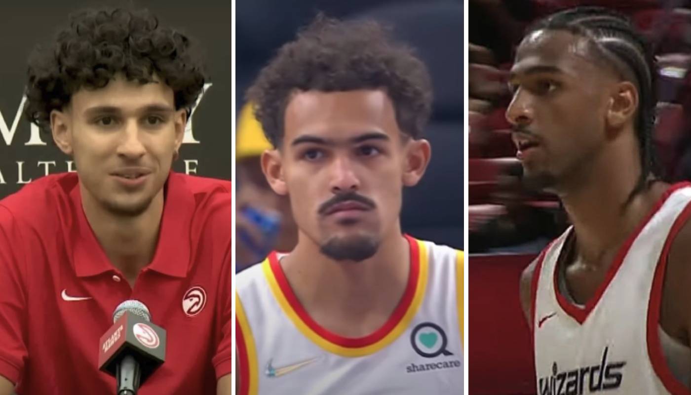 Zaccharie Risacher, Trae Young et Alex Sarr