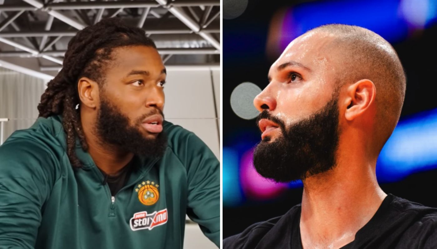 Mathias Lessort et Evan Fournier