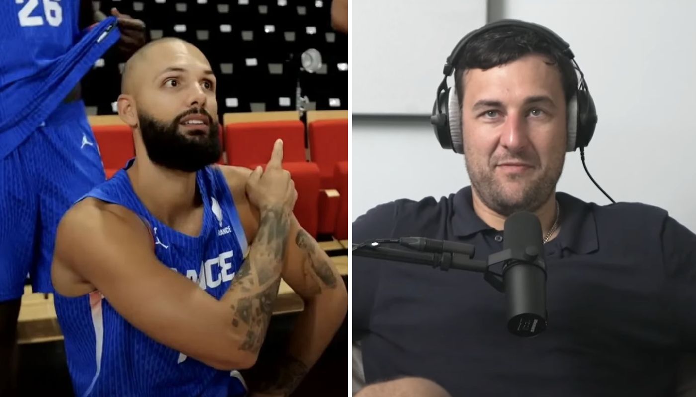 Andrew Bogut et Evan Fournier, légende de l'équipe de France