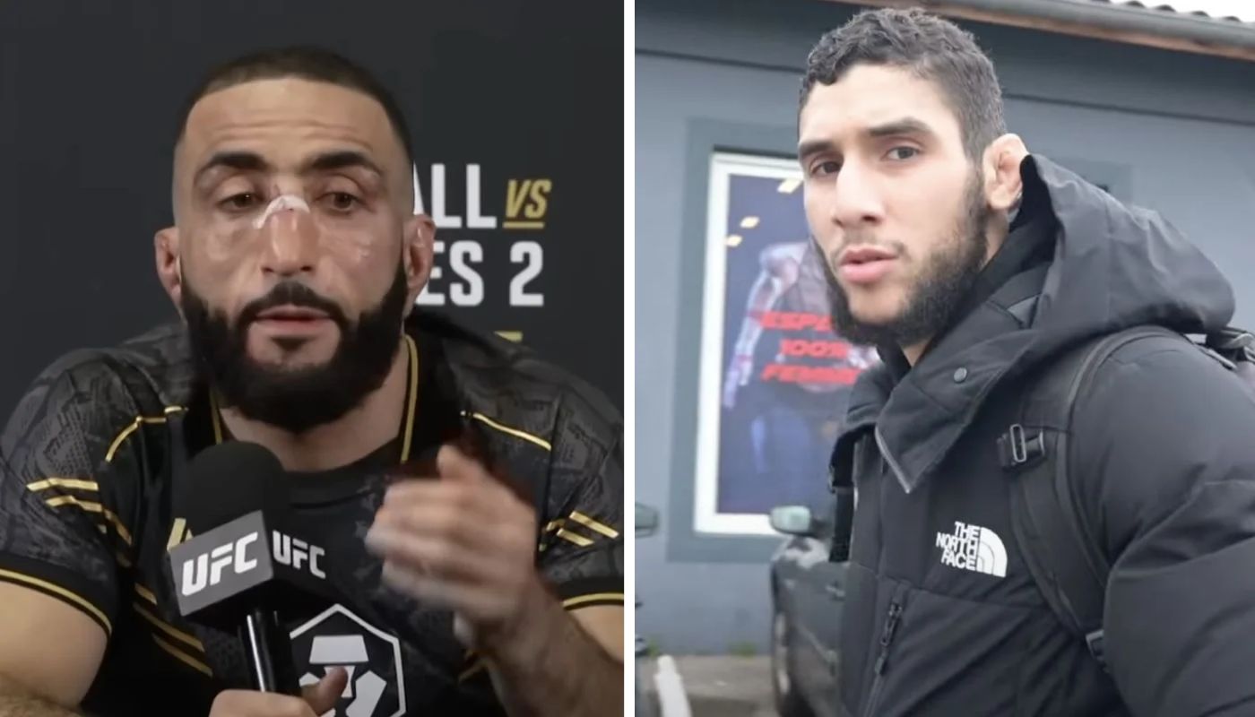 Belal Muhammad, champion UFC, avec le Français Fares Ziam