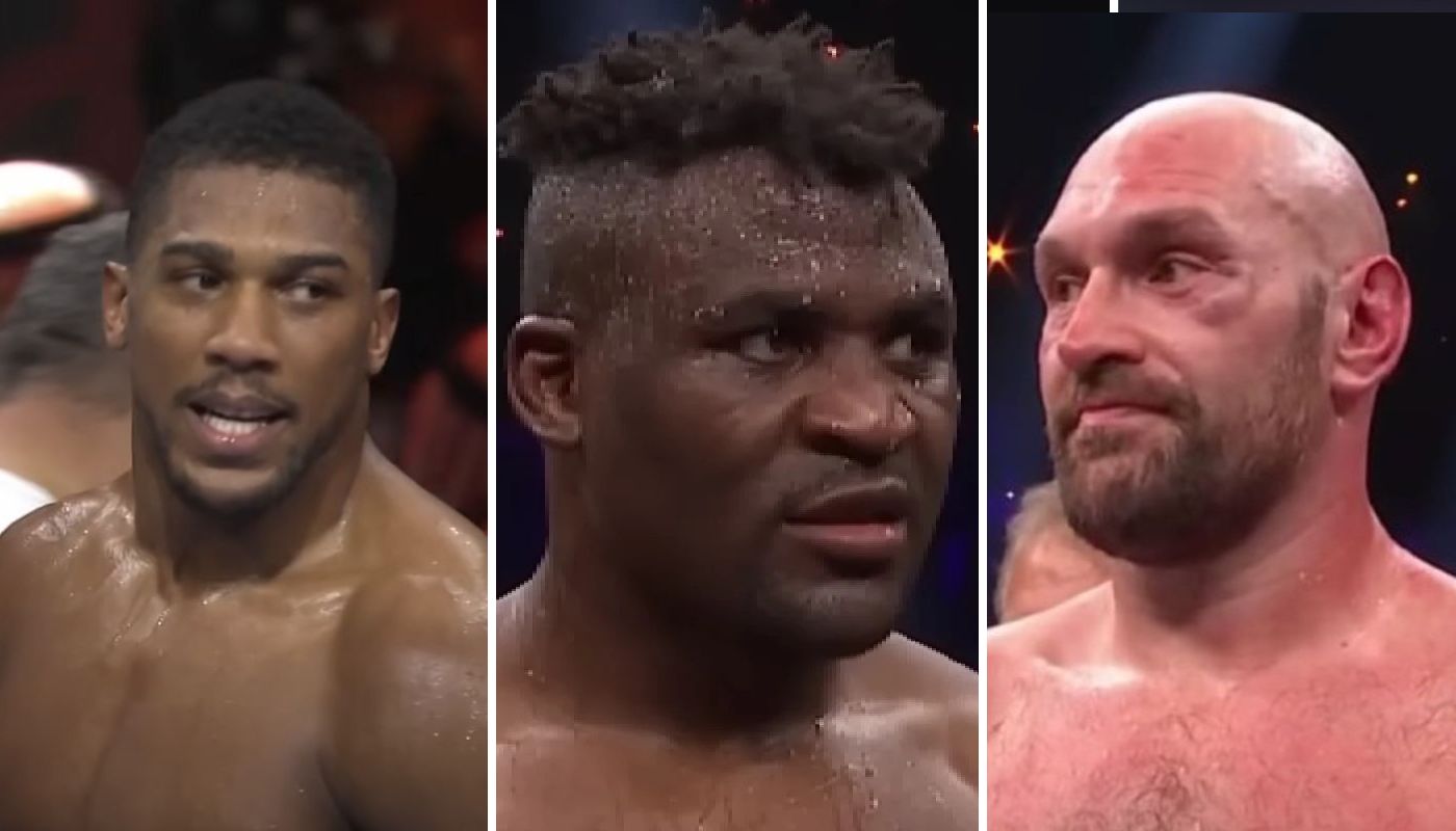 Anthony Joshua, Francis Ngannou et Tyson Fury