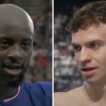 Star de l’EDF olympique, Jean-Philippe Mateta cash sur Léon Marchand : « Bon, lui, je crois qu’il…