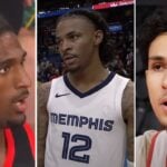 NBA – Cash, Ja Morant snobe Zaccharie Risacher et Alex Sarr : « Le Rookie de l’Année, ce sera…