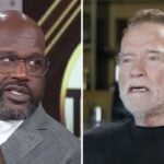 Humilié, la photo dingue d’Arnold Schwarzenegger (1m88, 105kg) à côté de Shaquille O’Neal !