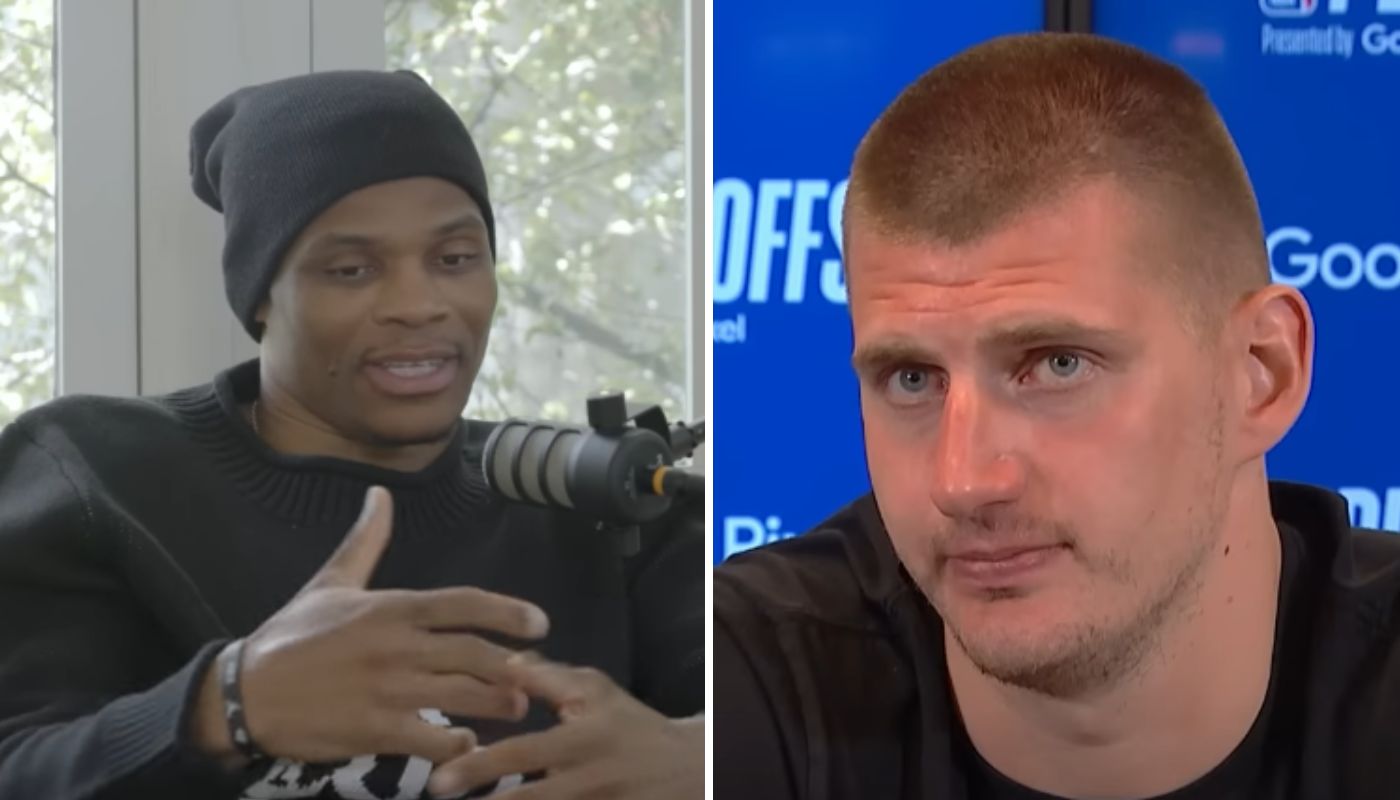 Russell Westbrook et Nikola Jokic, coéquipiers aux Nuggets