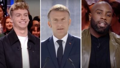 Après les JO, Emmanuel Macron cash sur Léon Marchand et Teddy Riner : « Il n’était pas…