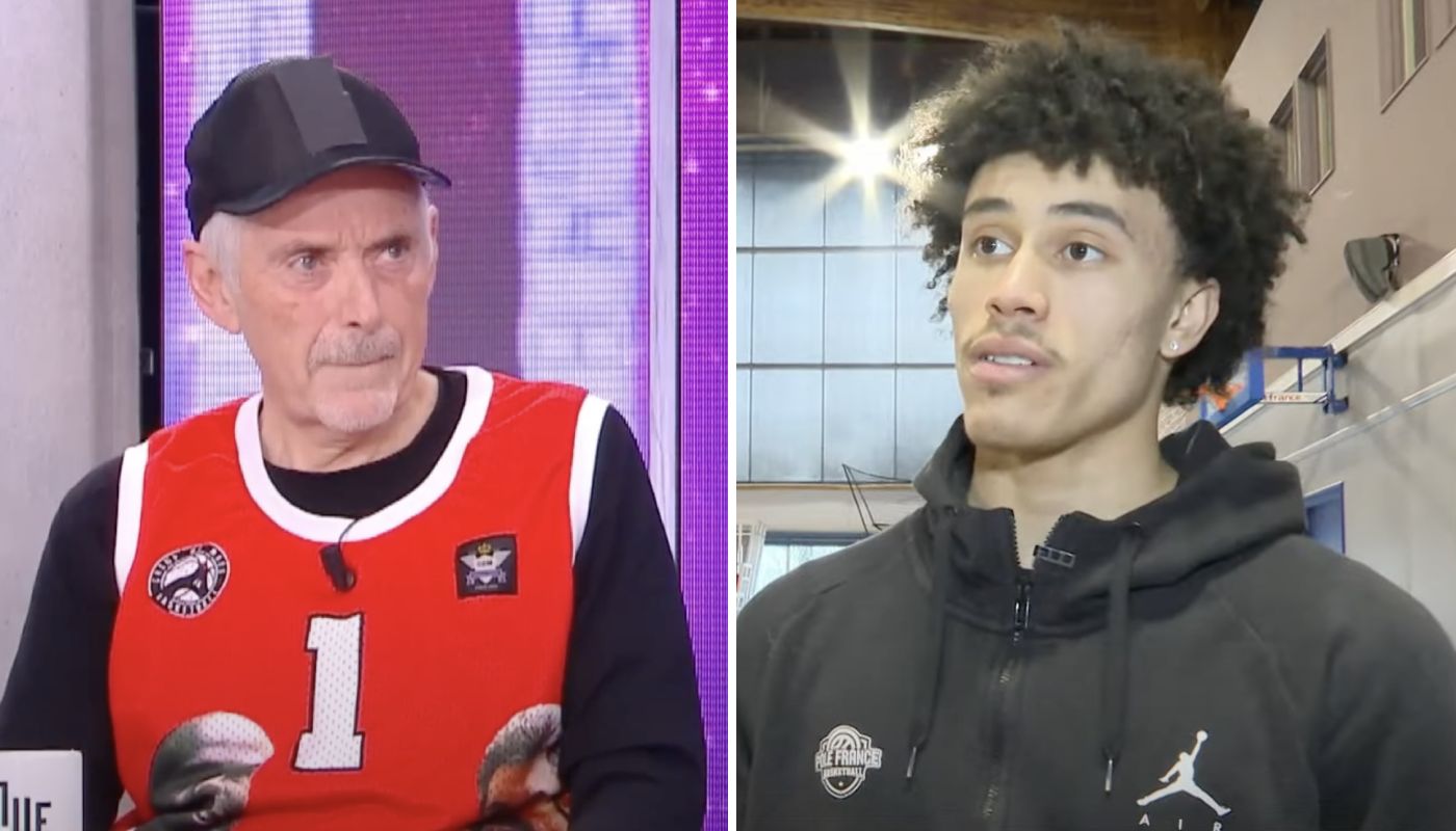 George Eddy, voix du basket en France, et Nolan Traoré, prodige destiné à la NBA