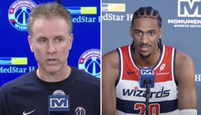 NBA – Après ses débuts compliqués, le coach des Wizards cash sur Alex Sarr : « Je trouve qu’il…