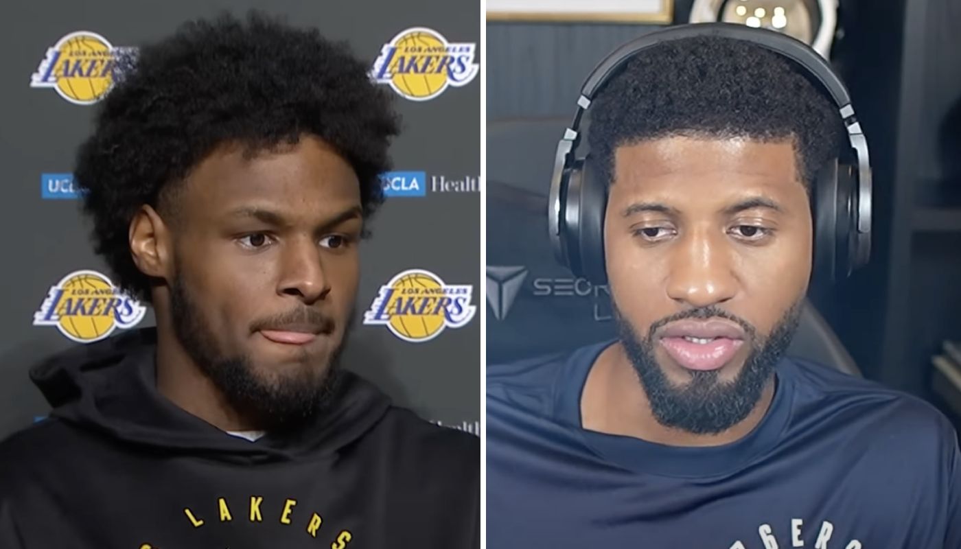 Bronny James des Lakers et Paul George, superstar des 76ers