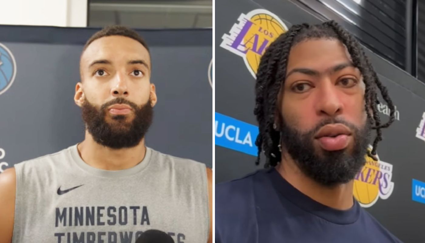 Les deux pivots, monstres défensifs en NBA, Rudy Gobert et Anthony Davis