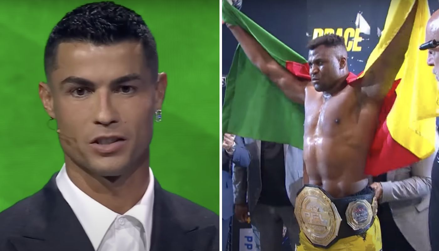 Cristiano Ronaldo et son ami Francis Ngannou, légende du MMA