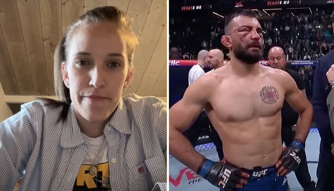 Benoit Saint-Denis, combattant UFC, et sa femme Laura