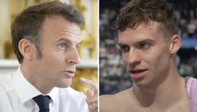 Dépité, Léon Marchand s’en prend frontalement à Emmanuel Macron : « On s’est bien…