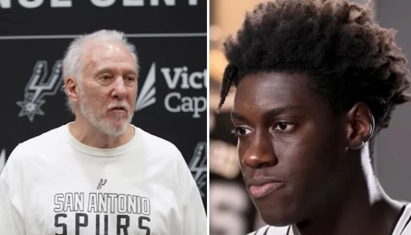 Gregg Popovich et Sidy Cissoko