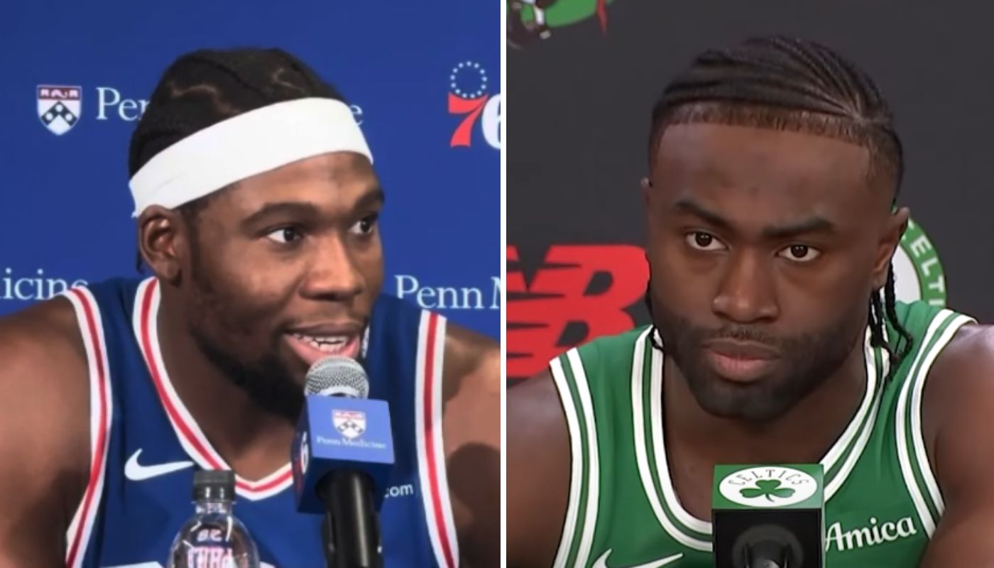 Guerschon Yabusele et Jaylen Brown