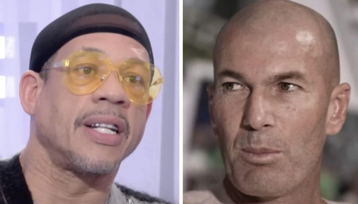 Joey Starr et Zinédine Zidane