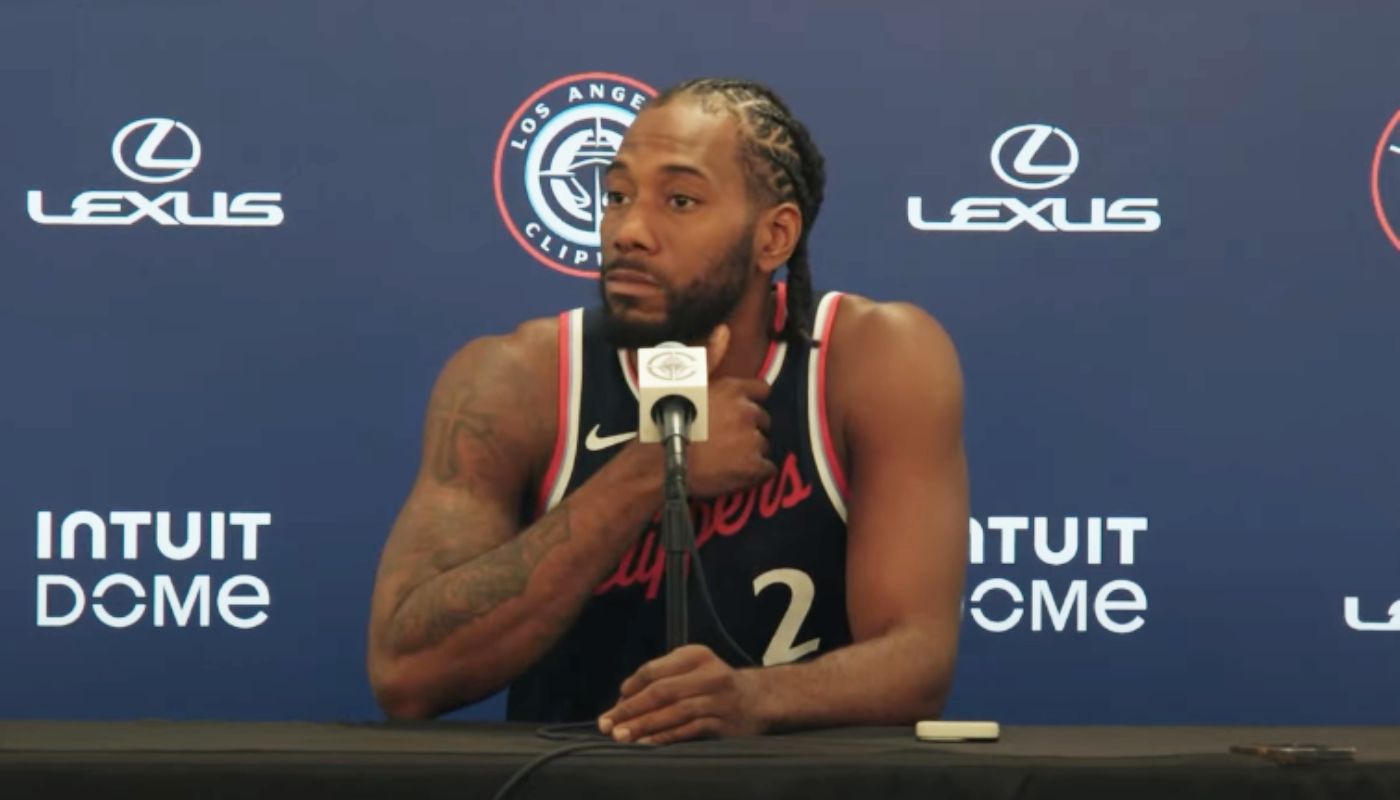 Kawhi Leonard en interview pour les Clippers