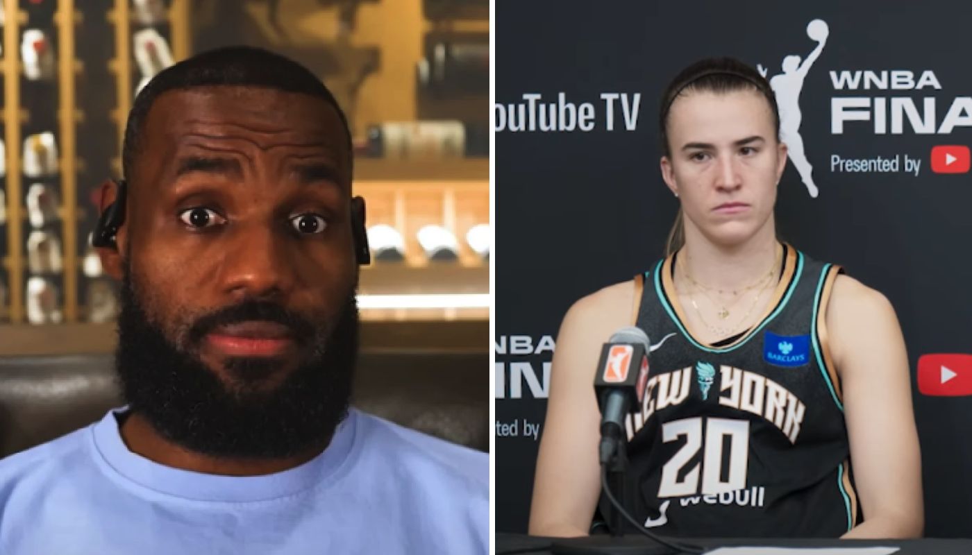 LeBron James et la star de la WNBA, Sabrina Ionescu