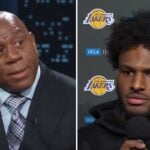 NBA – Bouillant face aux Bucks, Bronny James signe du jamais-vu depuis 1979 et Magic Johnson !