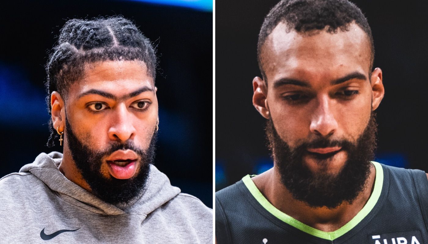 NBA Anthony Davis et Rudy Gobert