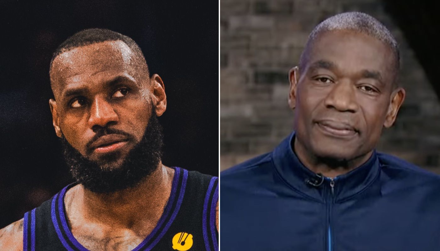 NBA LeBron James et Dikembe Mutombo