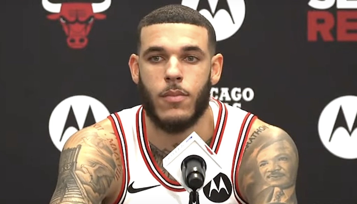 Le joueur NBA des Chicago Bulls, Lonzo Ball